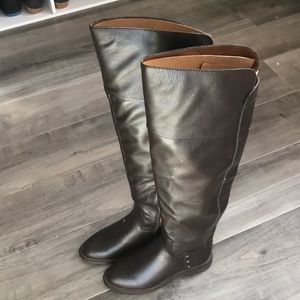 Franco Sarto women Halenna Leather winter long boots.